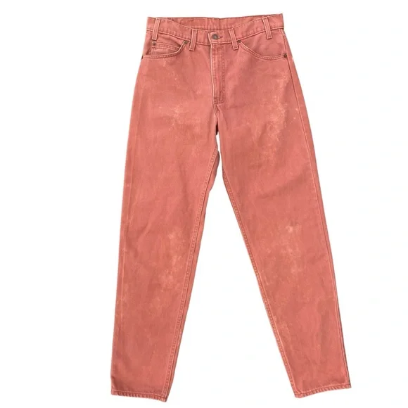 Levis 550 Vintage Jeans 32 x 32 Orange Tab Denim 90s Red Faded Made In USA